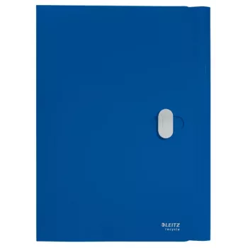 Leitz Recycle 3-Atloku Mape, Aploksnes tipa, A4, Polipropilēns (PP), Zila, Ainavas formāts, 150 lapām