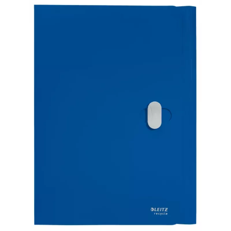 Leitz Recycle 3-Atloku Mape, Aploksnes tipa, A4, Polipropilēns (PP), Zila, Ainavas formāts, 150 lapām