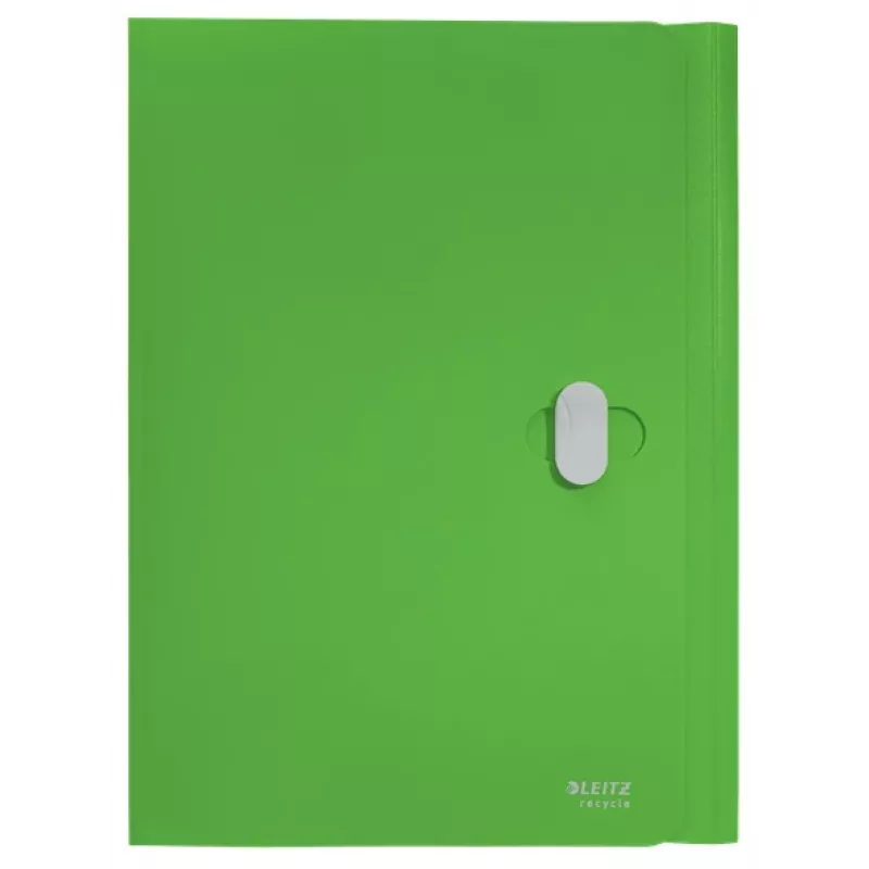 Leitz Recycle 3-Atloku Mape, Aploksnes mape, A4, Polipropilēns (PP), Zaļa, Ainavas formāts, 150 lapām