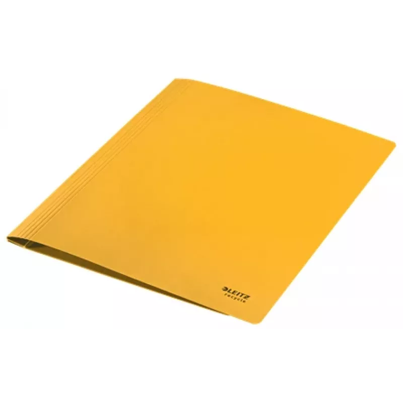 Leitz Recycle Card Flat File, parastā mapju mape, A4, kartons, dzeltena, ainava/portrets, 250 lapas
