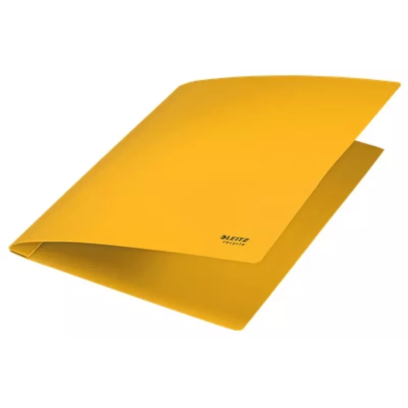 Leitz Recycle Card Flat File, parastā mapju mape, A4, kartons, dzeltena, ainava/portrets, 250 lapas
