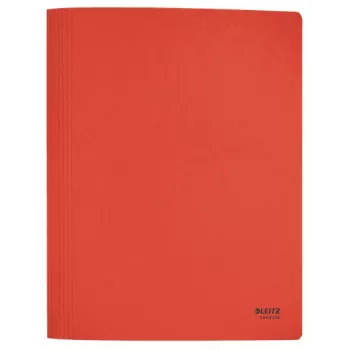 Leitz Recycle Card Flat File, parastā mapju mape, A4, kartons, sarkana, ainava/portrets, 250 lapas