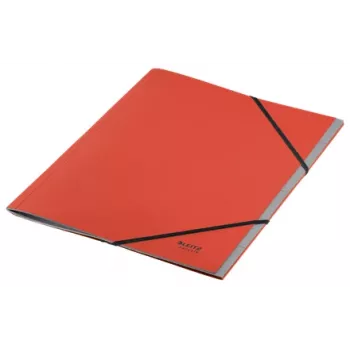 Leitz Recycle Card Divider Book, signējumu mape, A4, kartons, sarkans, 430 g/m², elastīgā lente