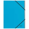 Leitz Recycle Card Divider Book, A4, kartons, zils, 430 g/m², ar elastīgo joslu