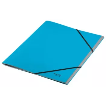 Leitz Recycle Card Divider Book, A4, kartons, zils, 430 g/m², ar elastīgo joslu