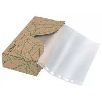 Leitz Recycle A4 kabatas izdales kaste, 40 gab., 210 x 297 mm (A4), caurspīdīga, polipropilēns (PP), portrets, augšā, 0,07 mm