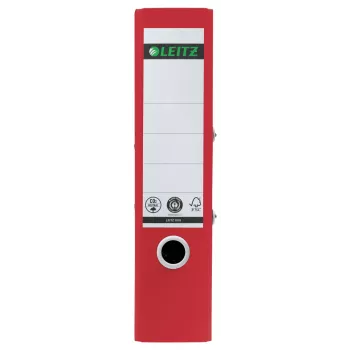 Leitz 180° Recycle Lever Arch File, A4, Apaļais gredzens, Uzglabāšana, Kartons, Sarkans, Sarkans