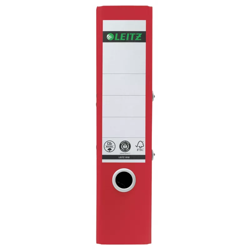Leitz 180° Recycle Lever Arch File, A4, Apaļais gredzens, Uzglabāšana, Kartons, Sarkans, Sarkans