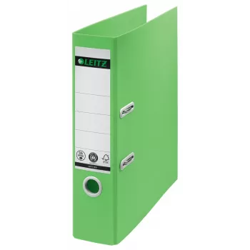 Leitz 180° Recycle Lever Arch File, A4, Apaļš gredzens, Uzglabāšana, Kartons, Zaļš, Zaļš