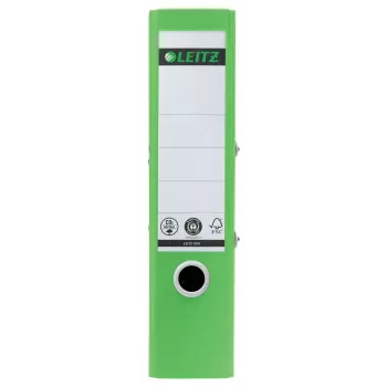 Leitz 180° Recycle Lever Arch File, A4, Apaļš gredzens, Uzglabāšana, Kartons, Zaļš, Zaļš