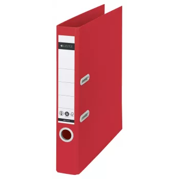 Leitz 180° Recycle Lever Arch File, A4, Apaļš gredzens, Uzglabāšana, Kartons, Sarkans