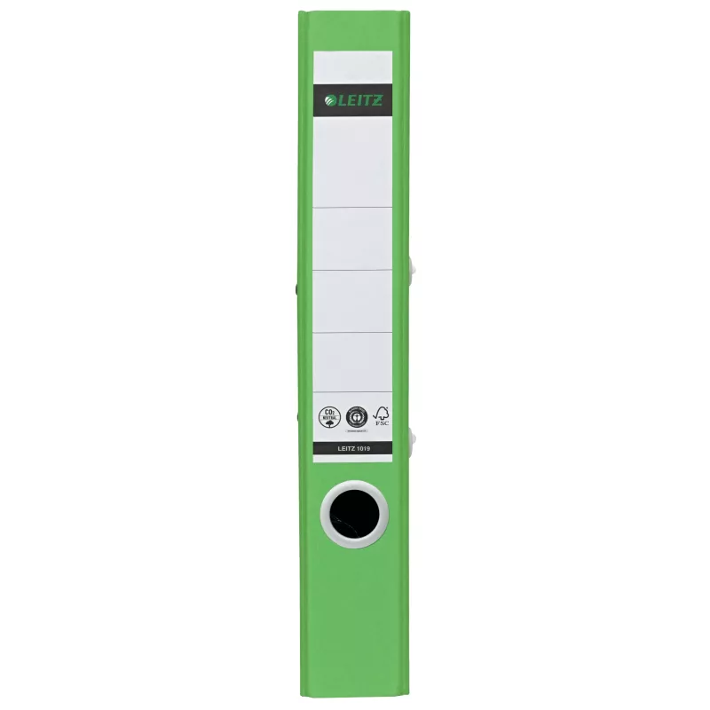 Leitz 180° Recycle Lever Arch File, A4, Apaļais gredzens, Uzglabāšana, Kartons, Zaļš, Zaļš