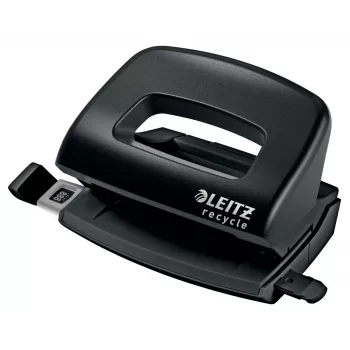 Leitz NeXXt Recycle Mini Caurumšāvējs, 10 lapas, Melns, Plastmasa, 8 cm, 5.5 mm, A4