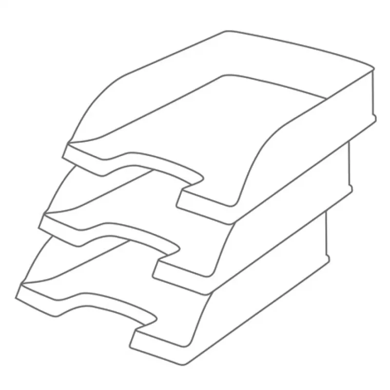 Leitz Recycle dokumentu paplāte, plastmasa, sarkana, A4+, A4, A4+, 1 atvilktne, 255 x 70 x 357 mm
