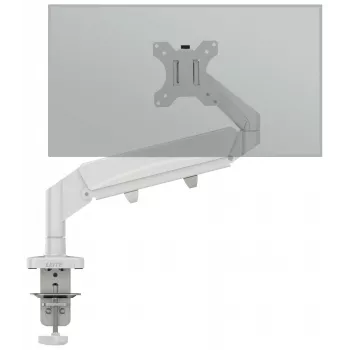 Leitz Ergo Space Saving viena monitora roka, skava/caurums, 9 kg, 43.2 cm (17 collas), 81.3 cm (32 collas), 100 x 100 mm, Pelēka