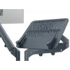Leitz Ergo Space Saving divu monitoru un klēpjdatora roka, skava/caurums, 18 kg, 43,2 cm (17 inch), 81,3 cm (32 inch), 100 x 100 mm, tumši pelēka