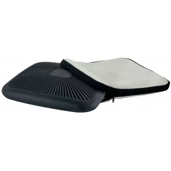 Leitz Ergo Active Wobble Cushion ar auduma pārvalku, sēdekļa spilvens, Universāls, Pelēks, Kvadrāts, 150 kg, Vienkrāsains