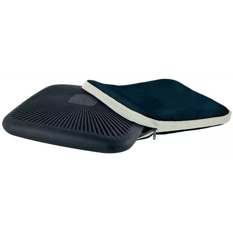 Leitz Ergo Active Wobble Cushion ar auduma pārvalku, sēdekļa spilvens, Gaiss, Krēsls, Tumši pelēks, Kvadrātveida, 150 kg