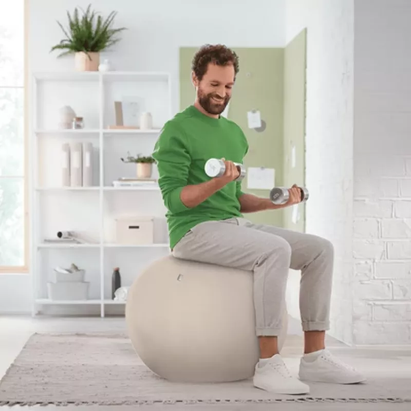 Leitz Ergo Active Sēdēšanas Bumba ar Stoperfunkciju 65cm, Pelēka