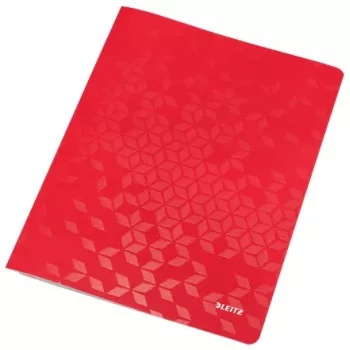 Leitz Flat File Card/Board WOW A4 mape, kartona, sarkana, A4, 60 lapu