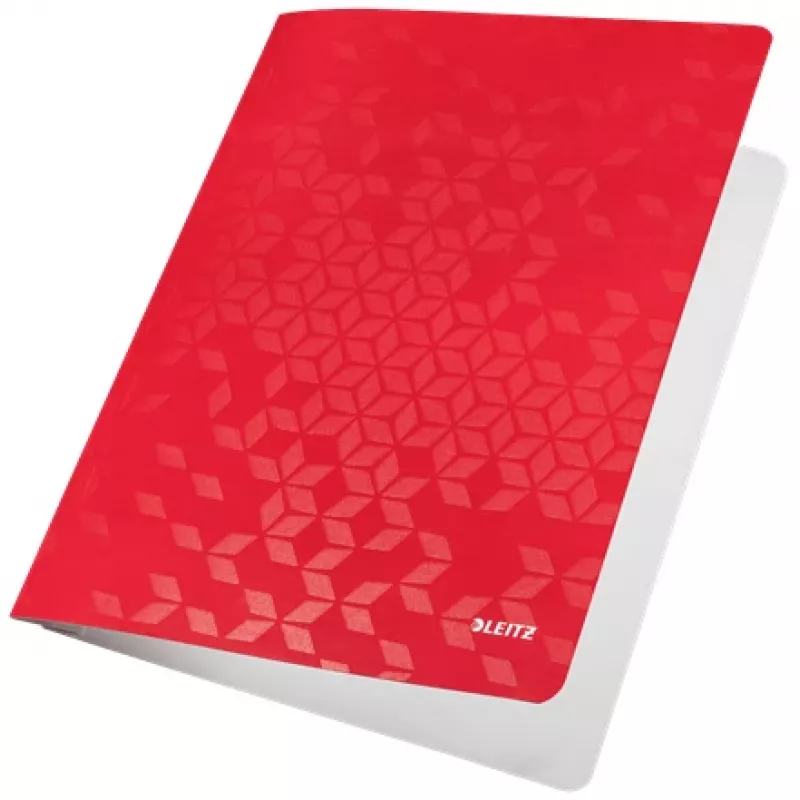 Leitz Flat File Card/Board WOW A4 mape, kartona, sarkana, A4, 60 lapu
