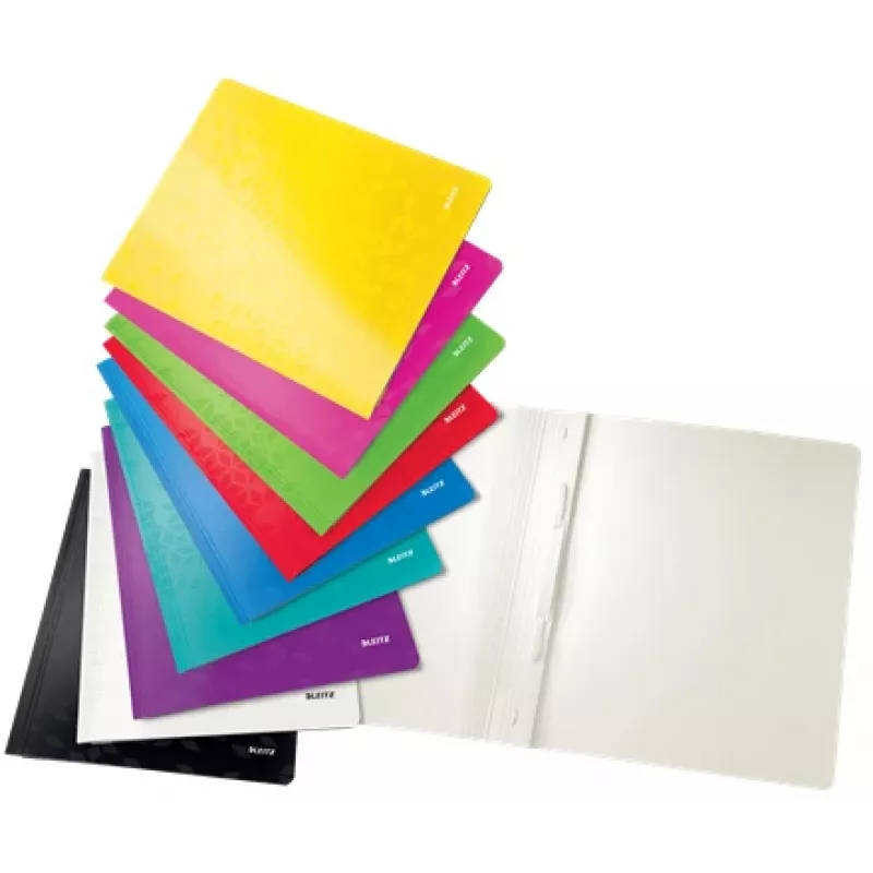 Leitz Flat File Card/Board WOW A4 mape, kartona, sarkana, A4, 60 lapu