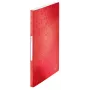 Leitz Display Book WOW PP 40 kabatas, sarkans, polipropilēns (PP), 40 kabatas, A4, 231 mm, 16 mm