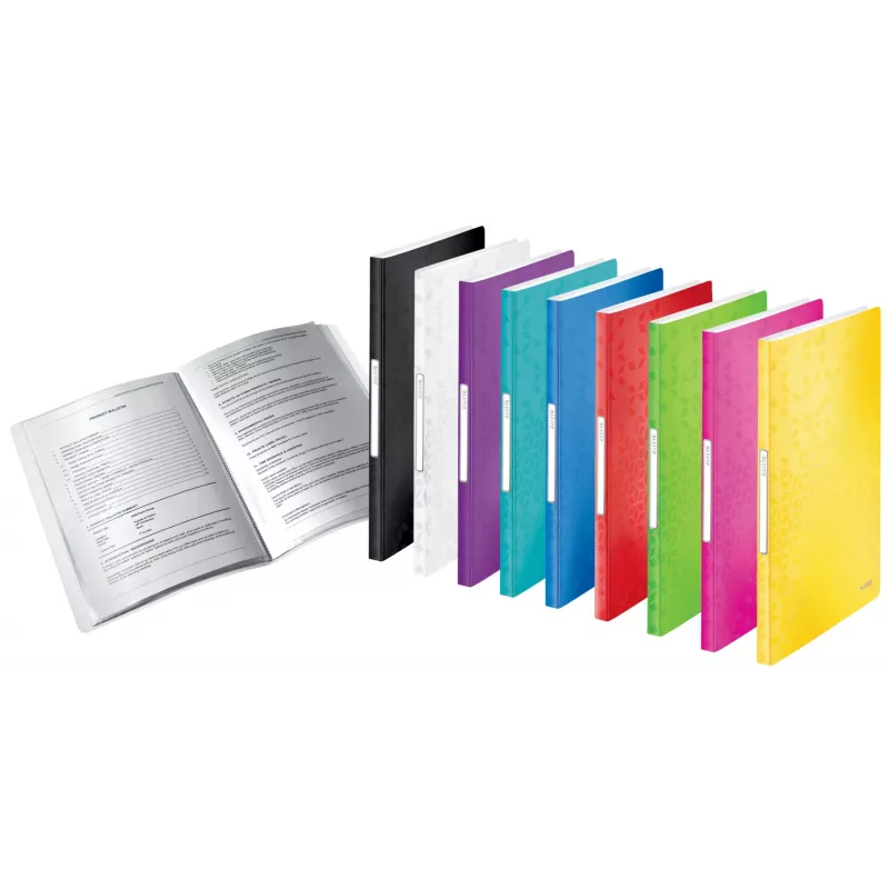Leitz Display Book WOW PP 40 kabatas, sarkans, polipropilēns (PP), 40 kabatas, A4, 231 mm, 16 mm