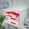 Leitz Drawer Cabinet WOW Cube 5-drawer, 5 atvilktnes, Plastmasa, 270 mm, 287 mm, 363 mm, 3.59 kg