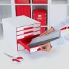 Leitz Drawer Cabinet WOW Cube 5-drawer, 5 atvilktnes, Plastmasa, 270 mm, 287 mm, 363 mm, 3.59 kg