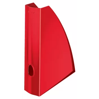 Leitz WOW žurnālu mape, sarkana, plastmasa, A4, 75 mm, 258 mm, 312 mm