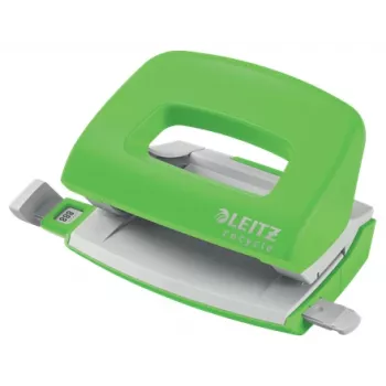 Leitz NeXXt Recycle Mini Caurumotājs, 10 loksnes, Melns, Plastmasa, 8 cm, 5.5 mm, A4