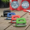 Leitz NeXXt Recycle Mini Caurumotājs, 10 loksnes, Melns, Plastmasa, 8 cm, 5.5 mm, A4