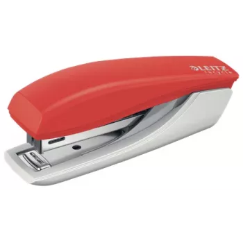 Leitz NeXXt Recycle Mini Skavotājs, 10 lapas, Sarkans, Standarta skavošana, Plastmasa, 80 g/m², 3.5 cm