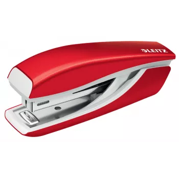 Leitz NeXXt WOW Metāla Mini Skavotājs, 10 loksnes, Sarkans, Metāls, Plastmasa, 80 g/m², 3,5 cm, Augšējā