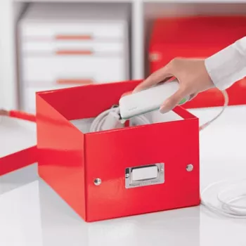 Leitz Click & Store WOW maza glabāšanas kaste, sarkana