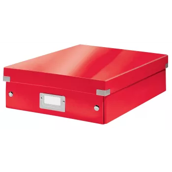Leitz Click & Store WOW Medium Organizer Box, sarkana, taisnstūra