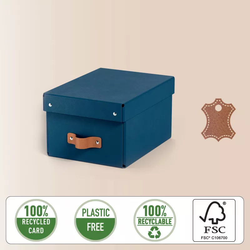Leitz Puro uzglabāšanas kārba ar vāku, maza, 7L, 100% pārstrādāts kartons, 2 iepakojumā