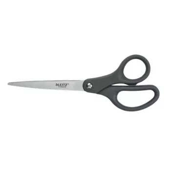 Leitz Titanium šķēres 180 mm, pieaugušajiem, taisns griezums, pelēkas