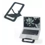 Leitz Ergo Aluminium Ultra-Flat regulējams klēpjdatora statīvs, tumši pelēks, alumīnijs, 25.4 cm (10 inch) - 43.2 cm (17 inch)