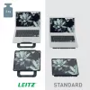 Leitz Ergo Aluminium Ultra-Flat regulējams klēpjdatora statīvs, tumši pelēks, alumīnijs, 25.4 cm (10 inch) - 43.2 cm (17 inch)