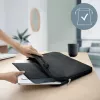 Leitz Ergo Aluminium Ultra-Flat regulējams klēpjdatora statīvs, tumši pelēks, alumīnijs, 25.4 cm (10 inch) - 43.2 cm (17 inch)