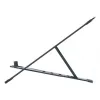 Leitz Ergo Aluminium Ultra-Flat regulējams klēpjdatora statīvs, tumši pelēks, alumīnijs, 25.4 cm (10 inch) - 43.2 cm (17 inch)