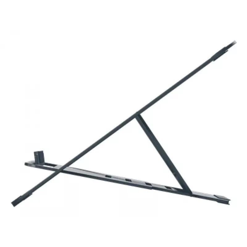 Leitz Ergo Aluminium Ultra-Flat regulējams klēpjdatora statīvs, tumši pelēks, alumīnijs, 25.4 cm (10 inch) - 43.2 cm (17 inch)