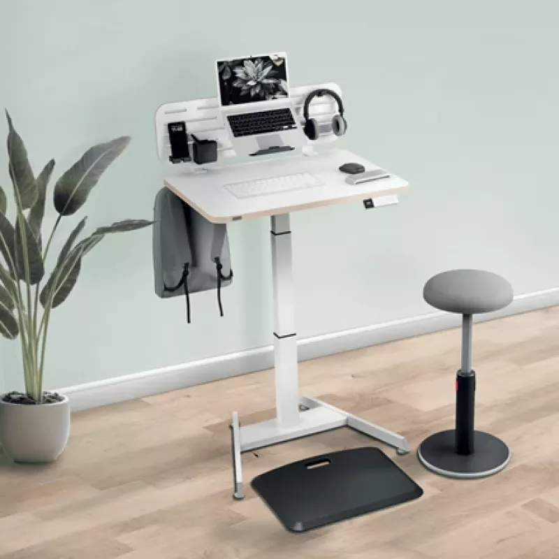 Leitz Ergo Pegboard galda organizators ar klēpjdatora statīvu, 80x25 cm