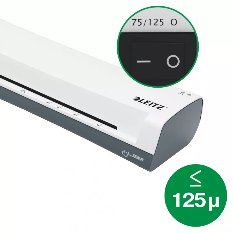 Leitz iLAM Home 4-in-1 A4 Laminators Komplekts, 24 cm, Karstais laminators, 300 mm/min, 0.4 mm, A4, 100 µm