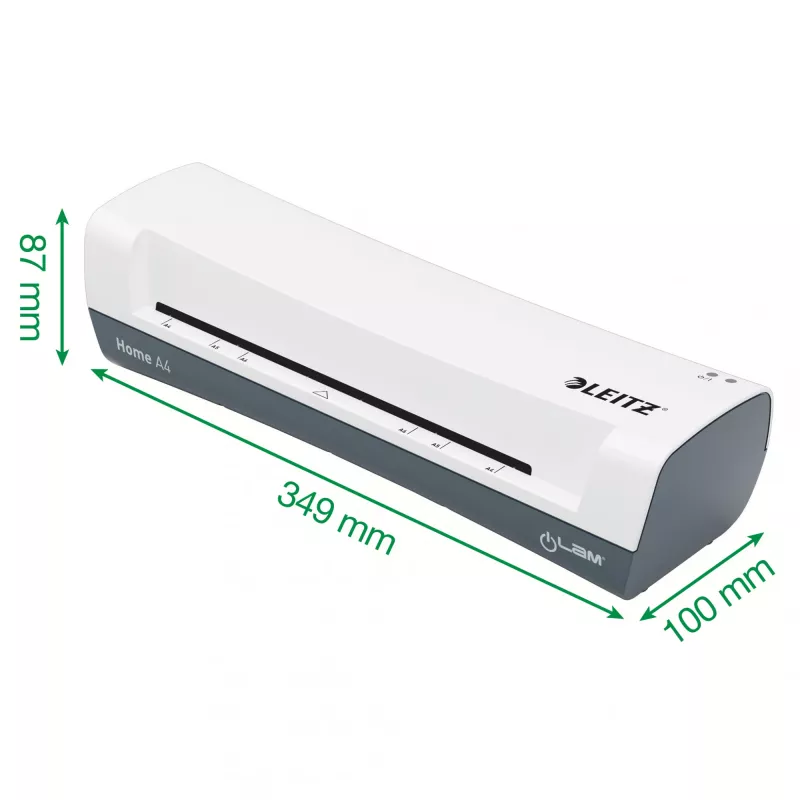 Leitz iLAM Home 4-in-1 A4 Laminators Komplekts, 24 cm, Karstais laminators, 300 mm/min, 0.4 mm, A4, 100 µm