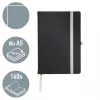 Leitz Style Piezīmju bloks A5 līnijots ar cieto vāku, Monohromatisks, Melns, A5, 80 lapas, 100 g/m², Cietais vāks