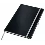 Piezīmju grāmatiņa Leitz Style A4 ar cietajiem vākiem, kvadrātiņos, melna