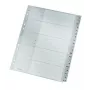 Leitz 12600000 Alfabētiskie dalītāji, kartons, pelēks, 250 g/m², A4